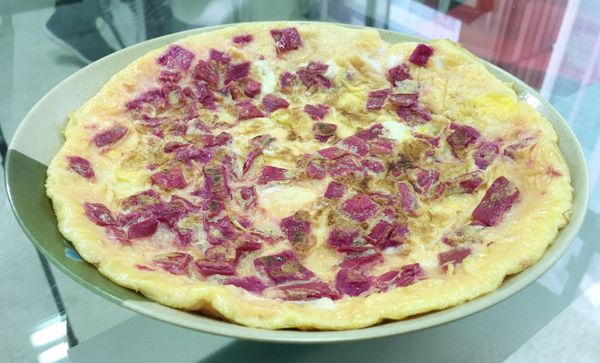 【有影片】用火龍果的皮做煎蛋