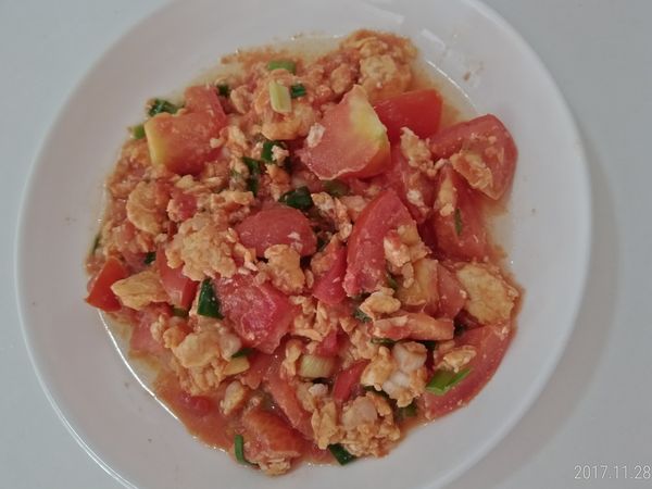家常菜。蕃茄炒蛋