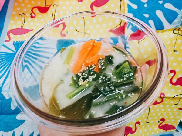 海帶蔬菜味噌湯