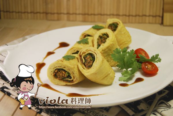 香菜豆皮捲