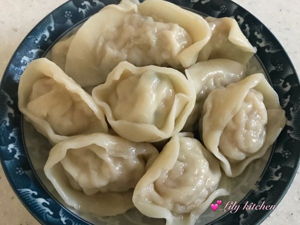 高麗菜韭菜豬肉水餃🥟