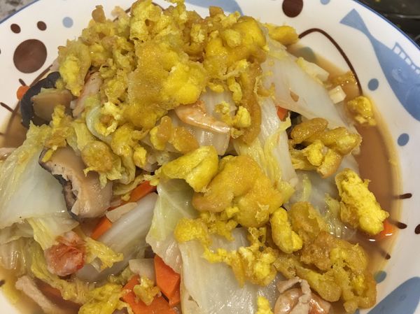 白菜滷（有加蛋酥）