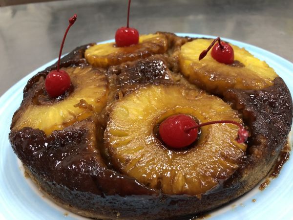 法式鹿野金鑽鳳梨翻轉蛋糕