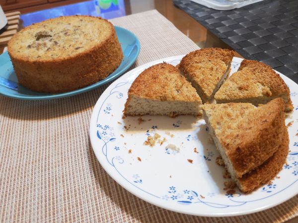 香蕉蜂蜜海綿蛋糕