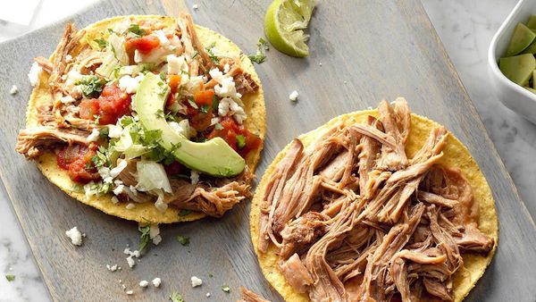 蜂蜜煙燻豬肉絲塔可