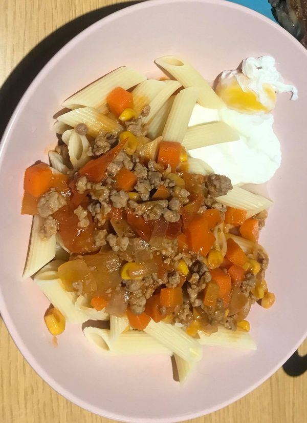 番茄肉醬義大利麵（不使用現成罐頭醬）