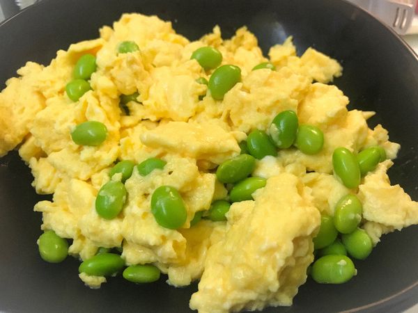 超軟嫩之毛豆炒蛋