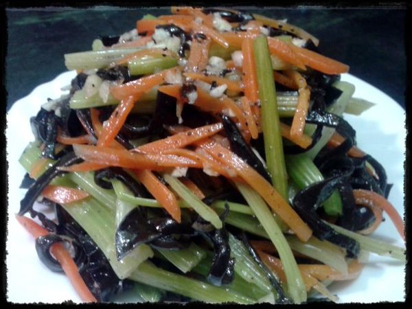 芝麻冷油拌三絲