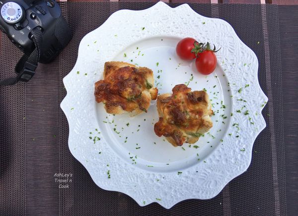 寶貝派對_奶油培根吐司杯