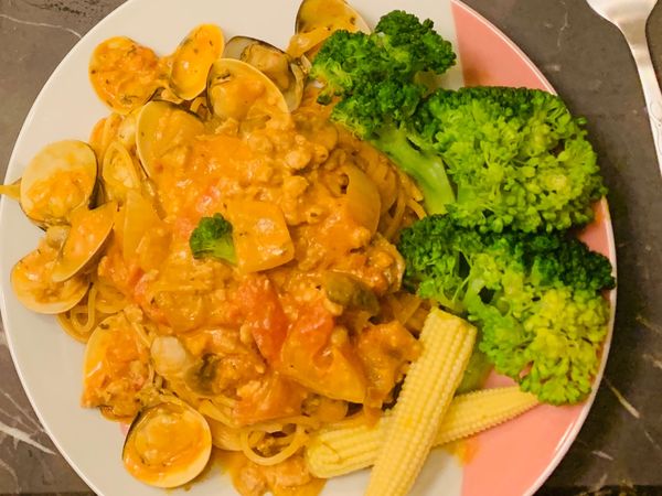 海鮮蕃茄義大利麵