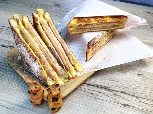 簡易早餐【法式乳酪吐司】