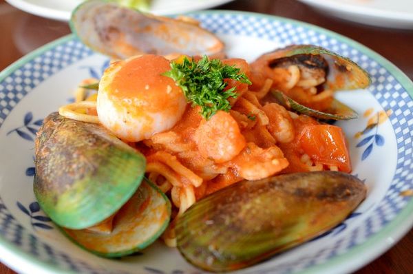 海鮮蕃茄義大利麵