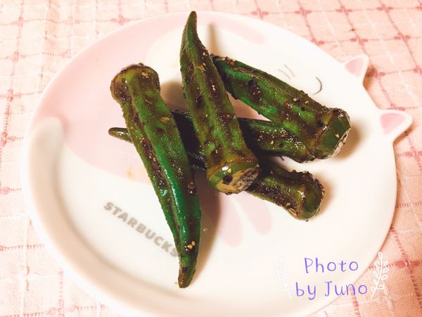 涼拌秋葵（辣味）