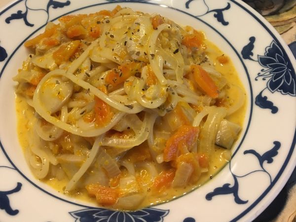 南瓜奶香義大利麵