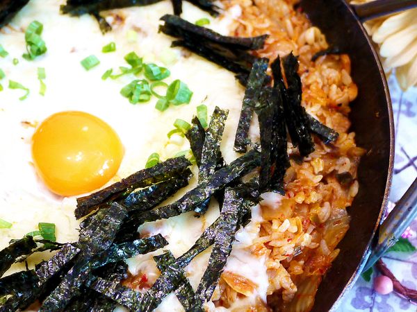 鮮菇泡菜起司鍋巴飯「好菇道營養料理」