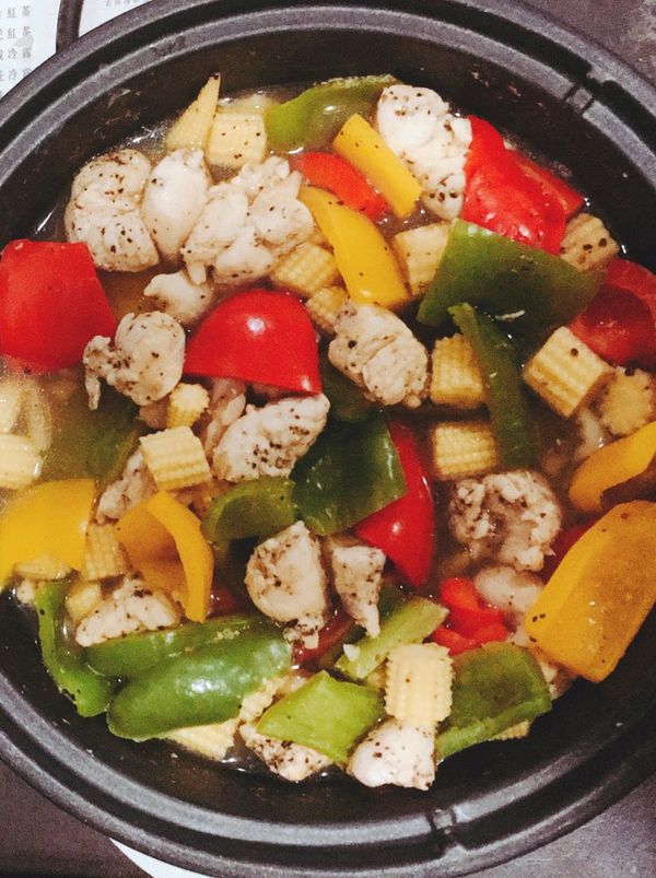 清炒彩椒里肌