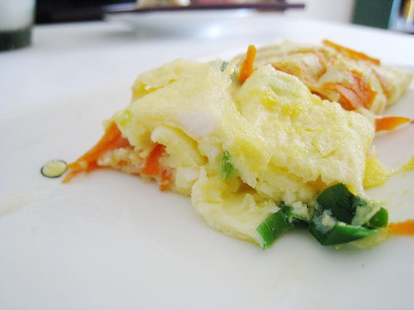 無油紅蘿蔔煎蛋