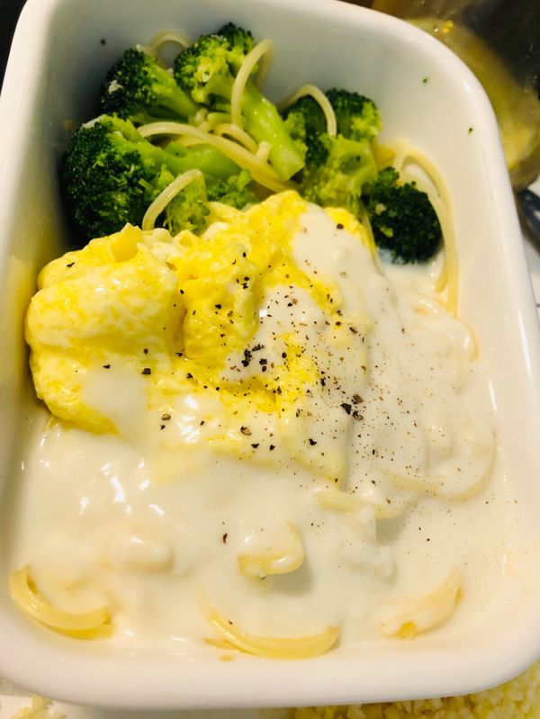 白醬義大利麵🍝