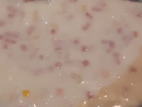 玉米濃湯（有火腿的白醬版）