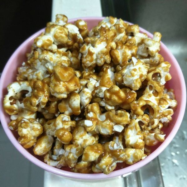 焦糖爆米花