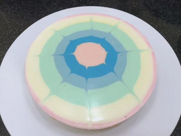 彩虹生乳酪蛋糕（低醣）（免烤）