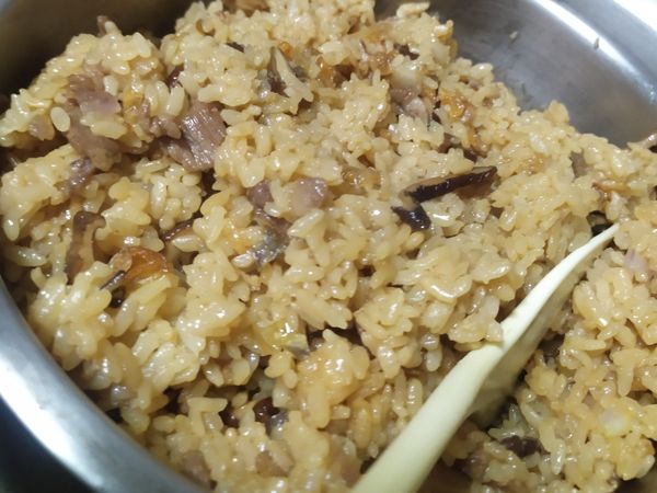 香菇肉絲油飯