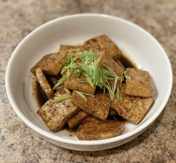 楓糖醬燒脆皮豆腐