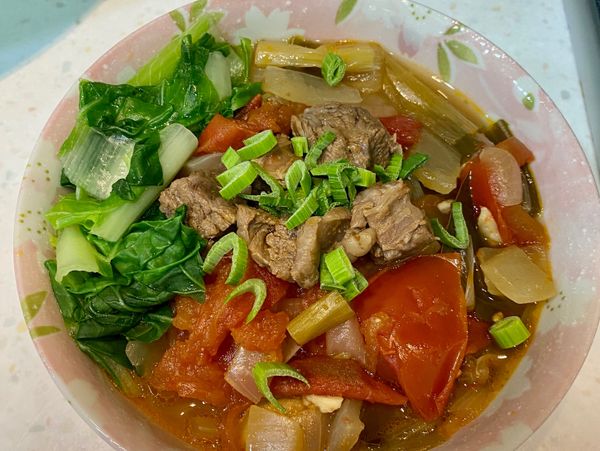 番茄牛肉麵（電鍋）