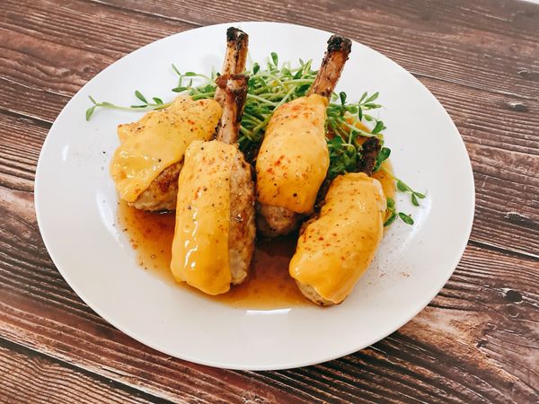 和風起司帶骨漢堡肉