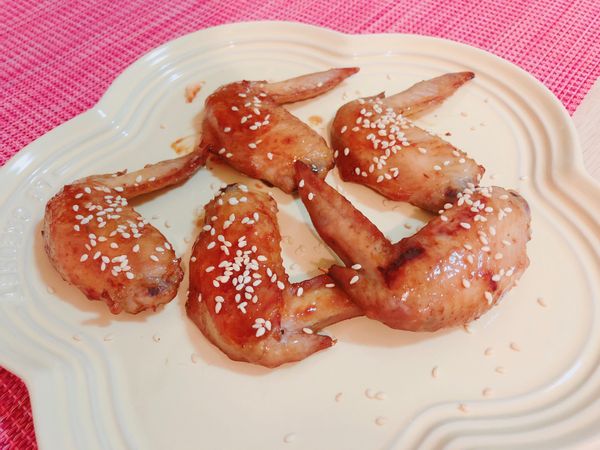 好吃的BBQ烤雞翅