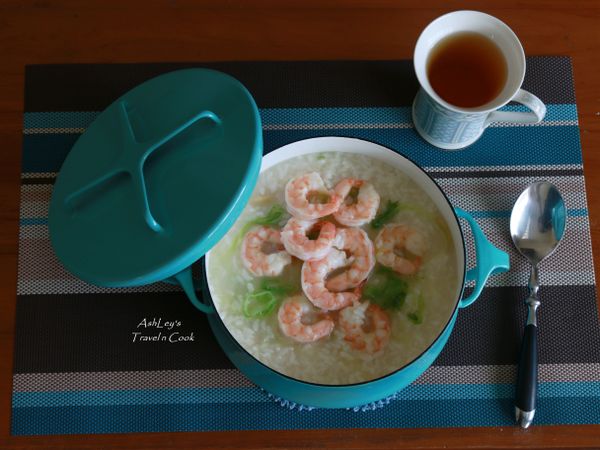 生滾蝦球粥