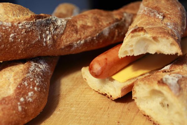 棍子麵包三明治