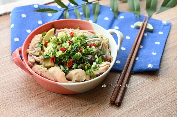 涼拌蔥香酸辣雞