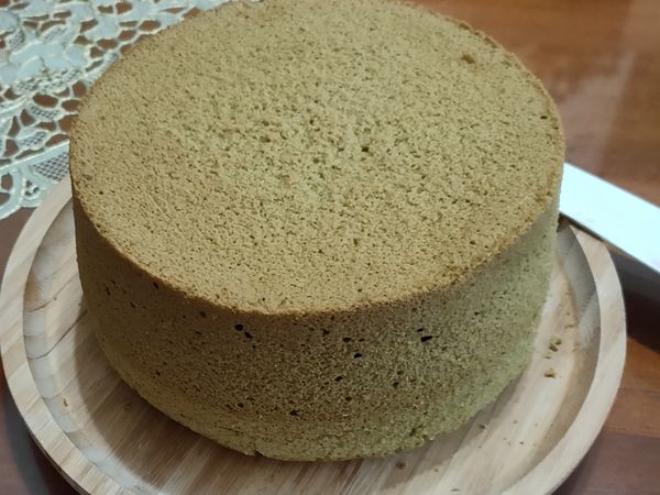 6吋抹茶戚風蛋糕(參考小高姐配方)