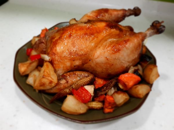 香料烤全雞(氣炸鍋)
