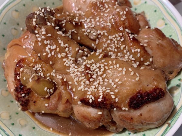無油照燒雞腿