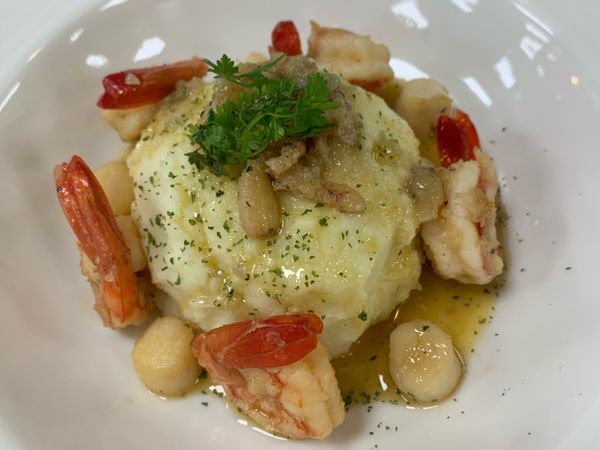 法式土豆泥 淋鮮蝦海鮮醬