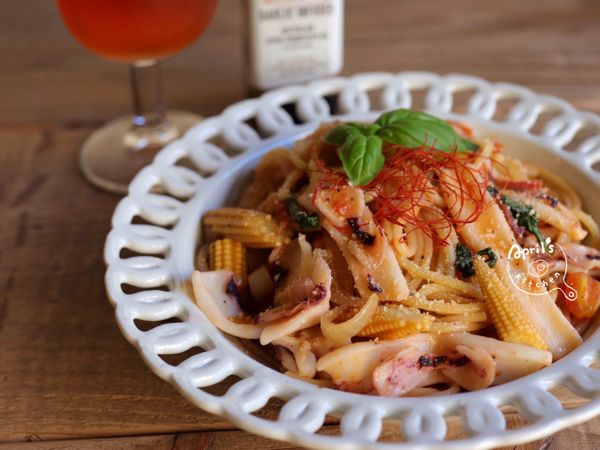 番茄小卷義大利麵