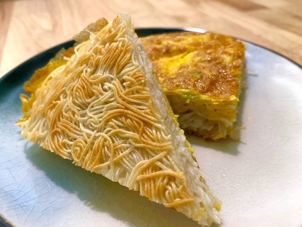 古早味麻油麵線煎蔥蛋