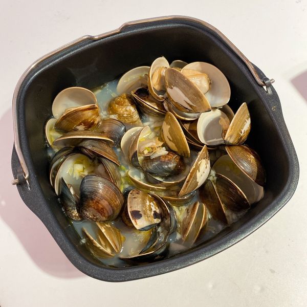 蒜頭米酒蛤蜊 (飛利浦氣炸鍋)