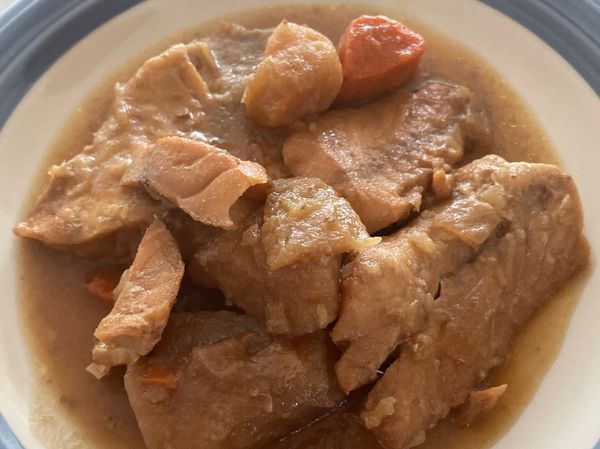 電子鍋燉鯛魚片