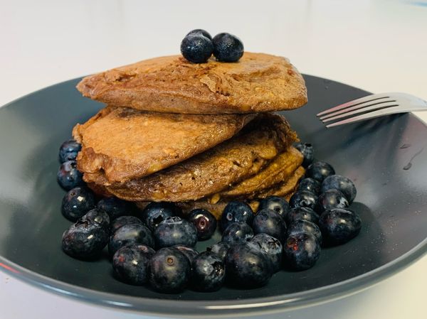 巧克力香蕉燕麥鬆餅
