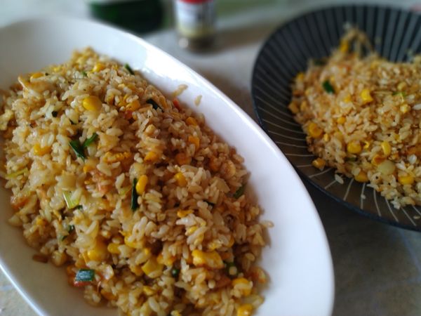 櫻花蝦愛玉米炒飯