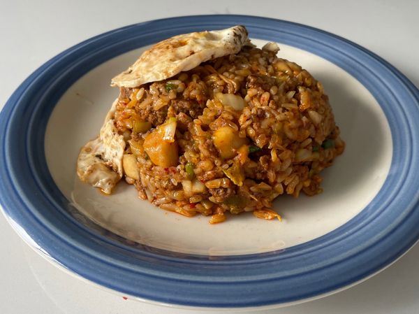 韓式泡菜牛肉炒飯-男生也吃得飽👌