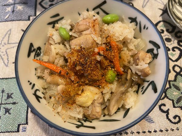 土鍋料理-野菇雞肉炊飯