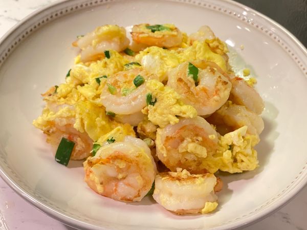 蝦仁炒蛋 🍤 10分鐘料理