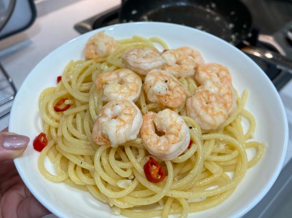 蒜香清炒義大利麵（速/百搭）