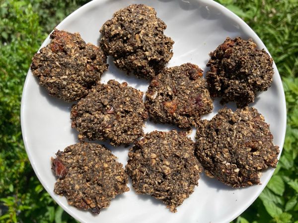 （甜）黑芝麻燕麥餅乾（無蛋無糖無油無奶）