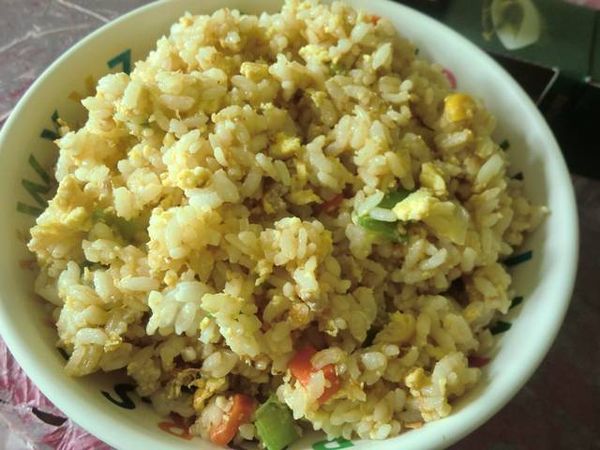 「得意的一天橄欖油」蛋炒飯