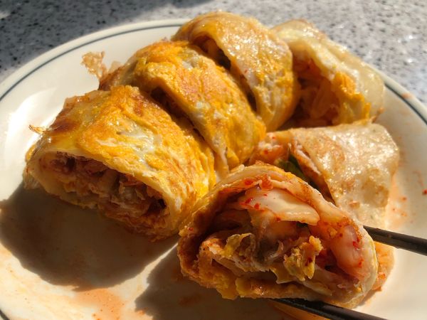 好市多料理-韓國泡菜蛋餅